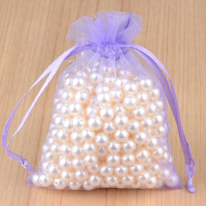 100pcs 24 Colors Jewelry Packaging Bag 5*7 7*9 9*12 10*15cm Organza Bags Gift Storage Wedding Drawstring Pouches Wholesales - StorageandmoreStorage