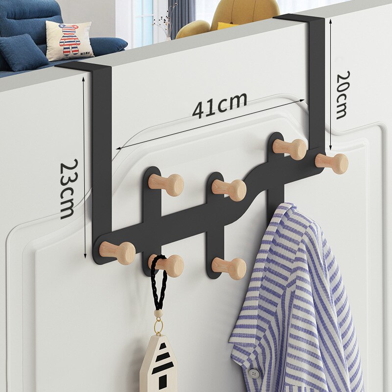 Hooks Over The Door Hooks Home Bathroom Organizer Rack Clothes Coat Hat Towel Hanger New Bathroom Kitchen Accessories Holder - StorageandmoreStorage