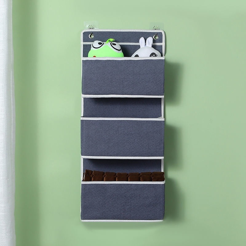 Storage Cloth Bag Multi-layer Debris Hanging Pocket Wall Hanging Foldable  Closet Over The Door Organizer Rack Storage Box - StorageandmoreStorage