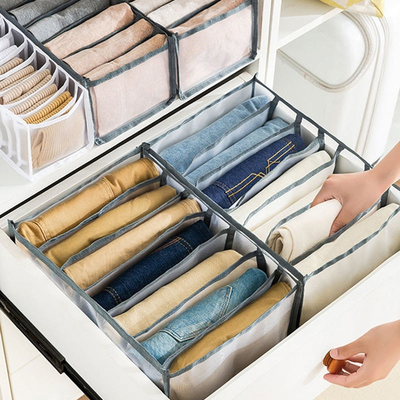 Jeans Organization Storage Box Closet Organizer Clothing Organization System Drawer Organizers Cabinet Pants Storage Organizer - StorageandmoreStorage