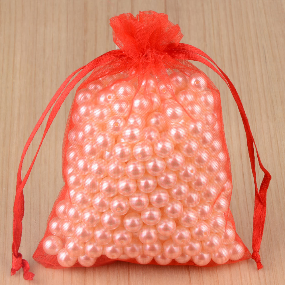 100pcs 24 Colors Jewelry Packaging Bag 5*7 7*9 9*12 10*15cm Organza Bags Gift Storage Wedding Drawstring Pouches Wholesales - StorageandmoreStorage