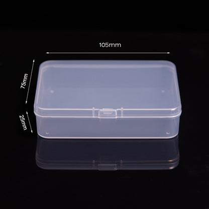 Mini Plastic Box Rectangular Box Translucent Box Packing Box Storage Box Dustproof Durable Strong Jewelry Storage Case Container - StorageandmoreStorage