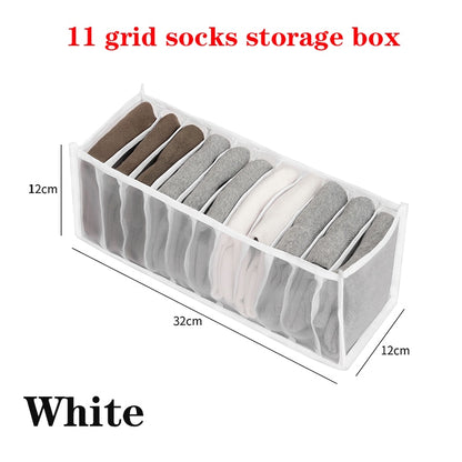 Jeans Organizer Closet Drawer Compartment Box Underwear Bra Socks Boxes Clothes Organizers Trousers Clothes Storage - StorageandmoreStorage