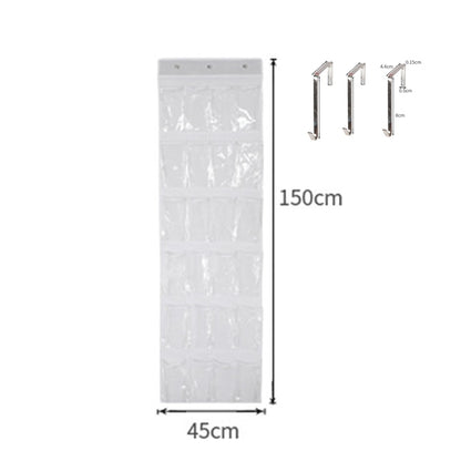 24 Pockets Shoe Hanger Door Hanging Storage Space Organizer Rack Wall Storage Bag Closet Holder - StorageandmoreStorage