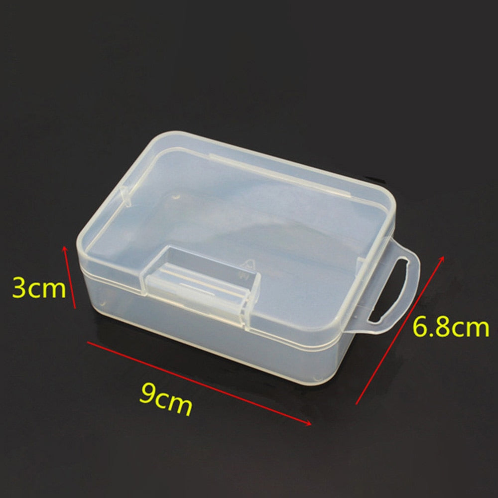 Top Selling Transparent Plastic Storage Box Clear Square Multipurpose Display Case Plastic Jewelry Storage Boxes Multiple Sizes - StorageandmoreStorage