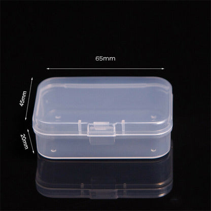 Top Selling Transparent Plastic Storage Box Clear Square Multipurpose Display Case Plastic Jewelry Storage Boxes Multiple Sizes - StorageandmoreStorage