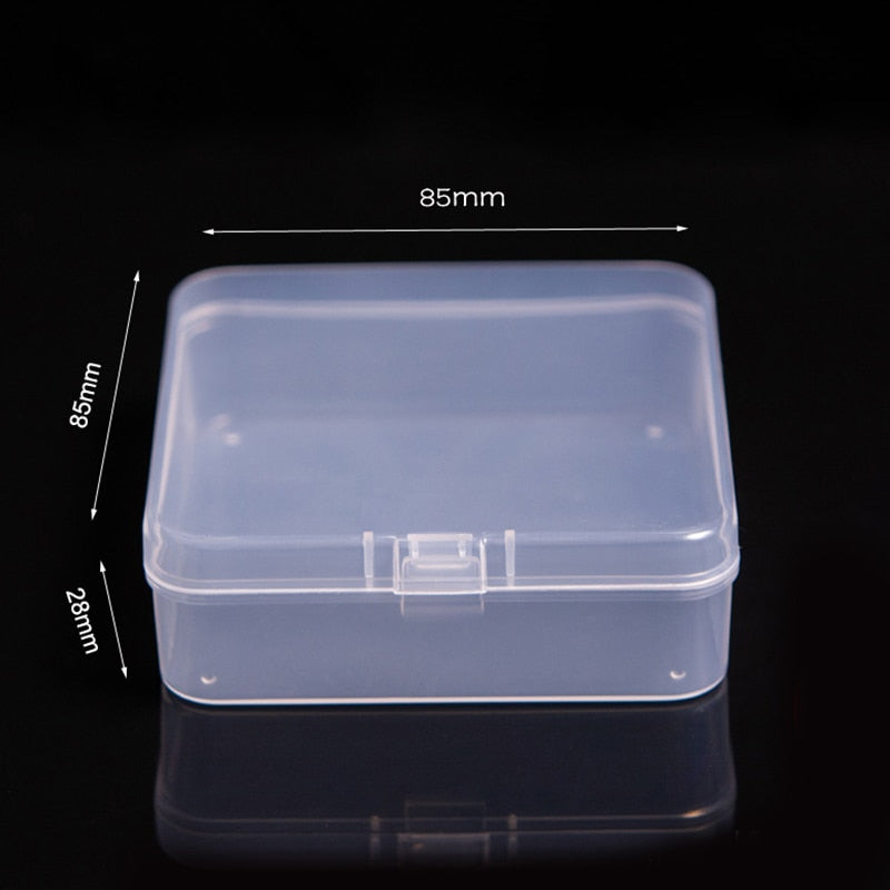 Mini Plastic Box Rectangular Box Translucent Box Packing Box Storage Box Dustproof Durable Strong Jewelry Storage Case Container - StorageandmoreStorage