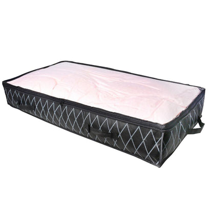 Foldable Underbed Bags Large Capacity Box With Reinforced Strap Handles Foldable Stackable Large Capacity Clothes Organizer For - StorageandmoreStorage