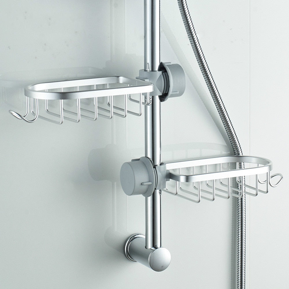 Household kitchen sink hanging faucet bathroom hollow shelf storage rack organizer Water Basket Pool Rag Sponge Storage Rack - StorageandmoreStorage