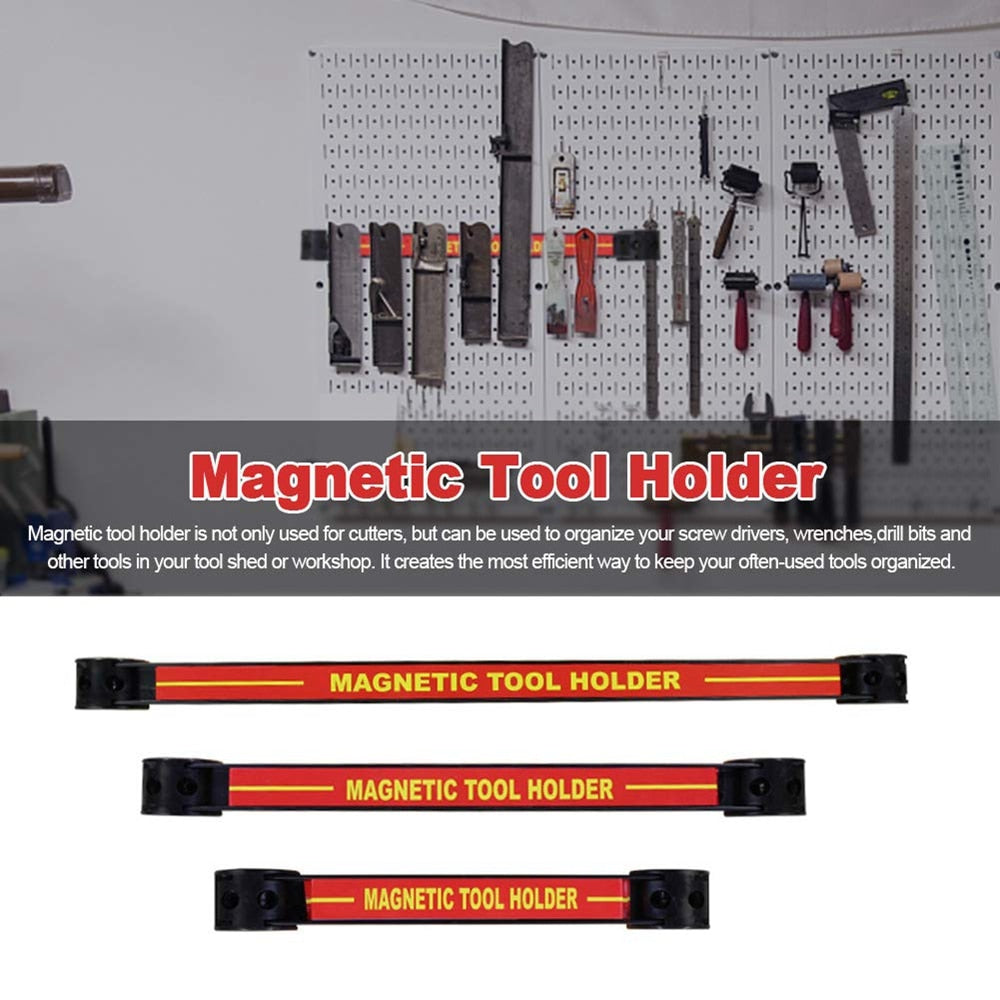 Magnetic Tools Storage Holder Strong Magnet Stick Organizer Racks For Connecting Strips Tools Hand Tools For Garage Workshop - StorageandmoreStorage