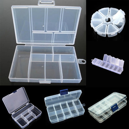 Plastic Jewelry Boxes Plastic Tool Box Adjustable Craft Organizer Storage Beads Bracelet Jewelry Boxes Packaging Wholesale - StorageandmoreStorage