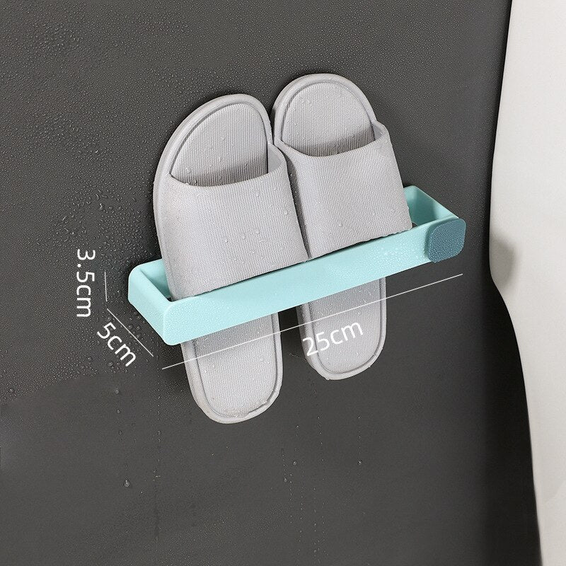 Wall Mounted Shoe Rack Shelf High Heels Sports Shoe Organizers Slippers Bathroom Storage Racks Home Space saving Shoes Hanger - StorageandmoreStorage