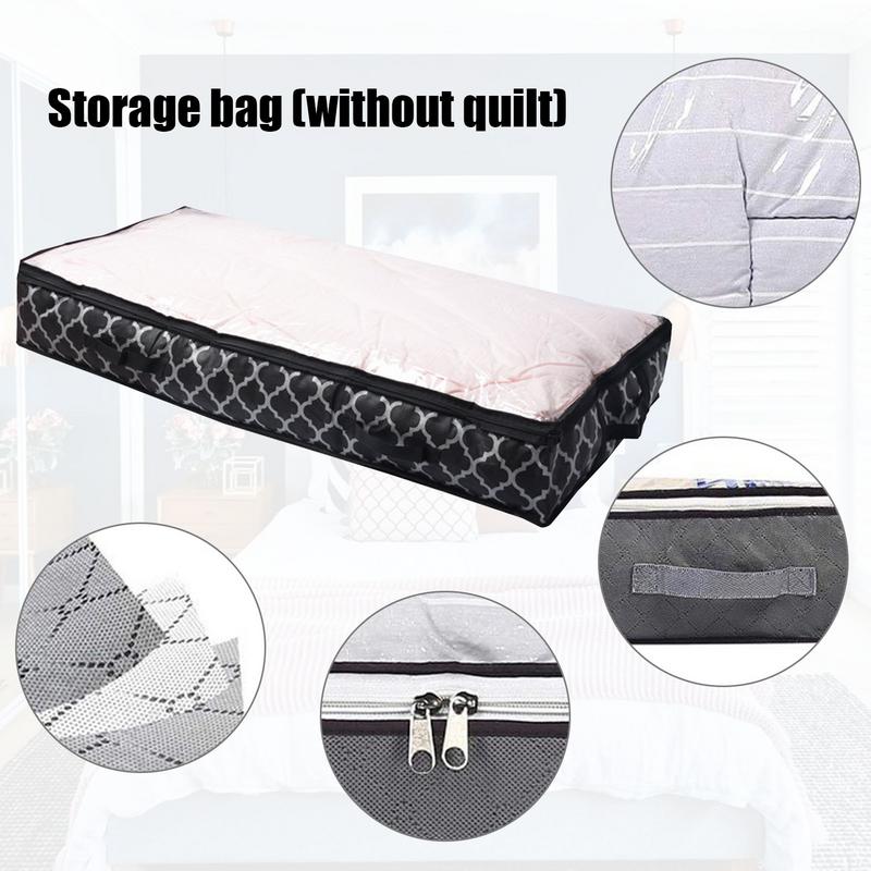 Foldable Underbed Bags Large Capacity Box With Reinforced Strap Handles Foldable Stackable Large Capacity Clothes Organizer For - StorageandmoreStorage