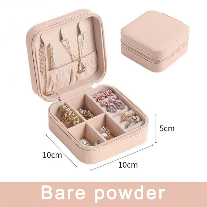 New Jewelry Case Boxes Jewelry Organizer Display Travel Girls Princess Storage Jewelry Box High Quality Earring Holder Gifts Hot - StorageandmoreStorage