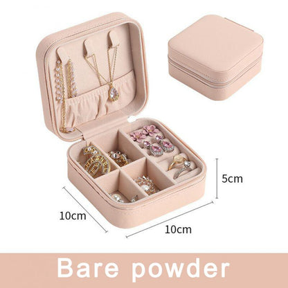 New Jewelry Case Boxes Jewelry Organizer Display Travel Girls Princess Storage Jewelry Box High Quality Earring Holder Gifts Hot - StorageandmoreStorage