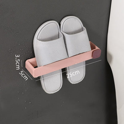 Wall Mounted Shoe Rack Shelf High Heels Sports Shoe Organizers Slippers Bathroom Storage Racks Home Space saving Shoes Hanger - StorageandmoreStorage