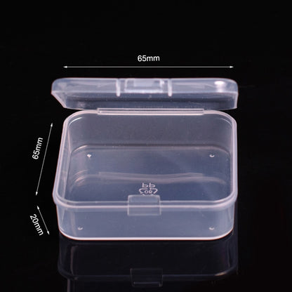 Mini Plastic Box Rectangular Box Translucent Box Packing Box Storage Box Dustproof Durable Strong Jewelry Storage Case Container - StorageandmoreStorage