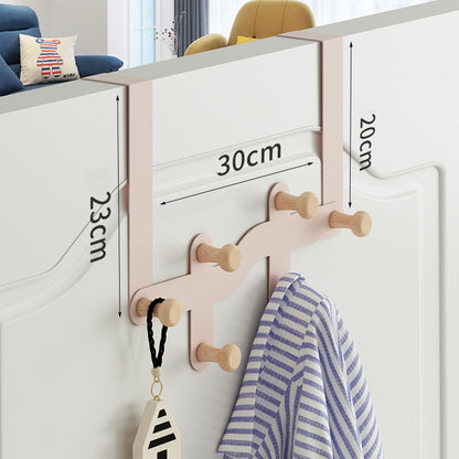 Hooks Over The Door Hooks Home Bathroom Organizer Rack Clothes Coat Hat Towel Hanger New Bathroom Kitchen Accessories Holder - StorageandmoreStorage