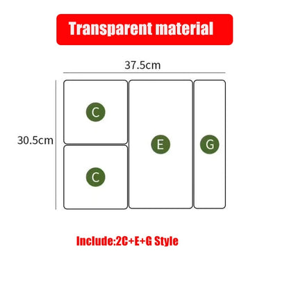 Transparent Desk Acrylic Storage Box Drawer Organizers  Jewelry Makeup Organizer For Cosmetic Closet Organizer For Small Things - StorageandmoreStorage