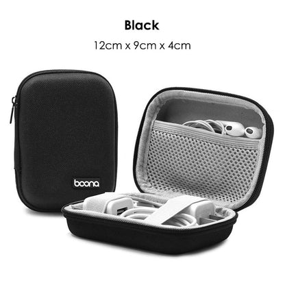 Portable Earphone Storage Bag Data Cable Organizer Bag Multifunctional Digital Gadgets Case MAC Charger U Disk Protective Cover - StorageandmoreStorage