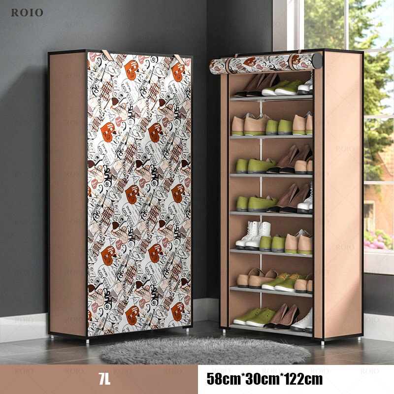 Multi-layer Shoe Cabinet DIY Assembled Dustproof Shelf Hallway Space Saving Storage Organizer Holder Home Furniture Shoe Rack - StorageandmoreStorage