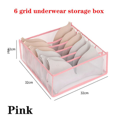 Jeans Organizer Closet Drawer Compartment Box Underwear Bra Socks Boxes Clothes Organizers Trousers Clothes Storage - StorageandmoreStorage