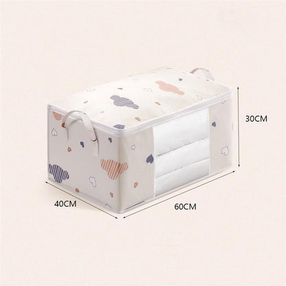 NEW Foldable Storage Bag Clothes Blanket Quilt Closet Sweater Organizer Box Pouches Fashion Sale Clothes Cabinet Organizer - StorageandmoreStorage