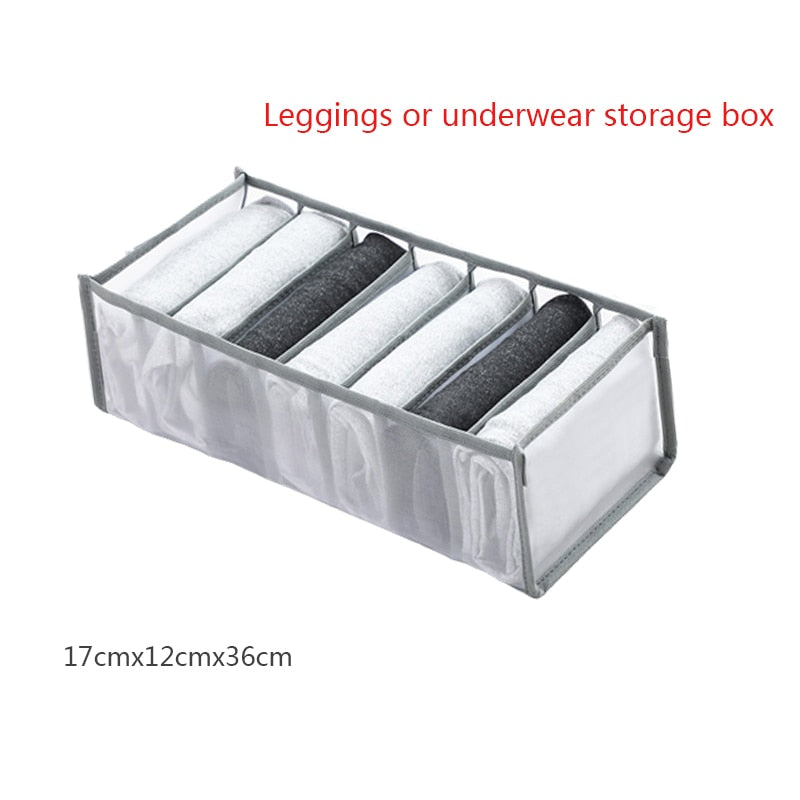 Closet Organizer For Underwear Socks Home Cabinet Divider Storage Box Storage Organizer for clothes Foldable Drawer Organizer - StorageandmoreStorage