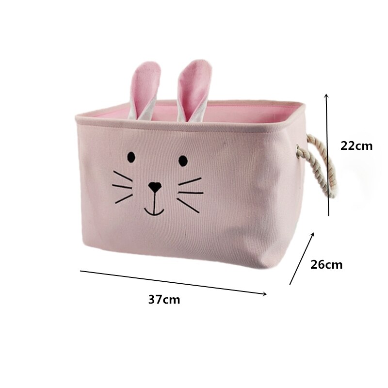 Pink Large Laundry Basket Round Dirty Clothes Toys Folding Bucket Anti-dust Big Storage Barrel Hamper - StorageandmoreStorage