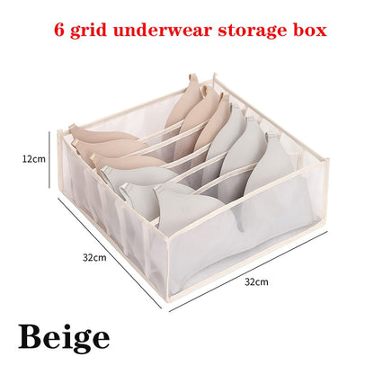 Jeans Organizer Closet Drawer Compartment Box Underwear Bra Socks Boxes Clothes Organizers Trousers Clothes Storage - StorageandmoreStorage