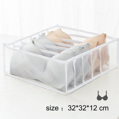 Clothes Storage Box Closet Separation Organizers Drawer Divider Organizer Compartment Boxes For Underwear Jeans Socks Bra - StorageandmoreStorage