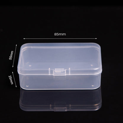 Mini Plastic Box Rectangular Box Translucent Box Packing Box Storage Box Dustproof Durable Strong Jewelry Storage Case Container - StorageandmoreStorage