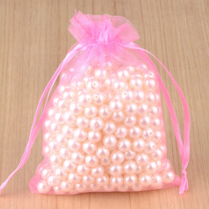 100pcs 24 Colors Jewelry Packaging Bag 5*7 7*9 9*12 10*15cm Organza Bags Gift Storage Wedding Drawstring Pouches Wholesales - StorageandmoreStorage