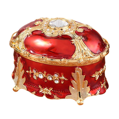 Luxury Vintage Metal Jewelry Box Ring Trinket Case Jewelry Bracelet Pearl Case Gift Storage Box Storage Cosmetic Hamper Giftcaja - StorageandmoreStorage