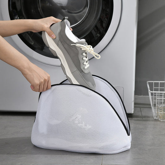 1 Pcs Mesh Laundry Bag for Trainers/Shoes Boot with Zips for Washing Machines Hot Travel Clothes Storage Box Organizer Bags - StorageandmoreStorage