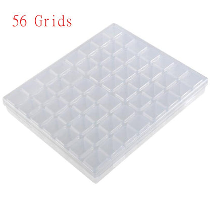 56/28 Grids 5D DIY Diamond Painting Drill Box Jewelry Box Rhinestone Embroidery Crystal Bead Organizer Storage Case Container - StorageandmoreStorage