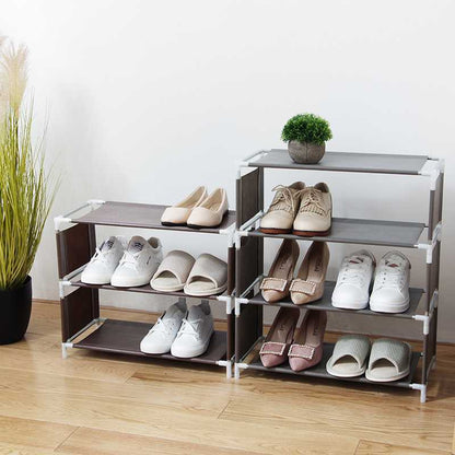 Multi-storey Shoe Rack Multi-functional Organizer Household Cloth Storage Rack Easy To Assemble Dormitory Provincial Space Rack - StorageandmoreStorage