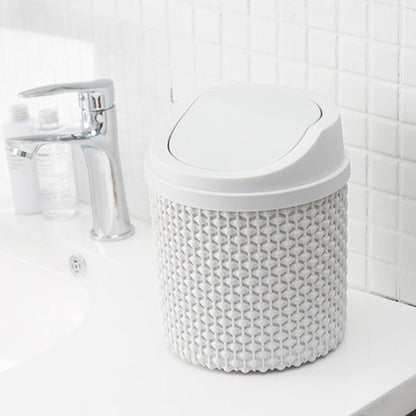 Garbage bin Desktop trash can home bedroom bedside Mini Waste trash Bin kitchen garbage box Table Dustbin Sundries Storage Box - StorageandmoreStorage