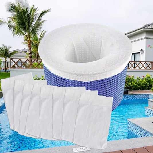 HOT!5/10Pcs/Set Filter Storage Pool Skimmer Socks Nylon Swimming Pool Filter Socks For Baskets Skimmers White Pool Supply - StorageandmoreStorage