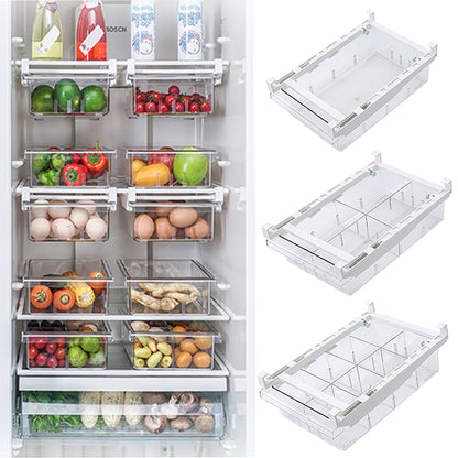 Fridge Organizers Storage Food Fruit Vegetable Container  Refrigerator Organizer Drawers Rack Storage Container Kitchen Supplies - StorageandmoreStorage