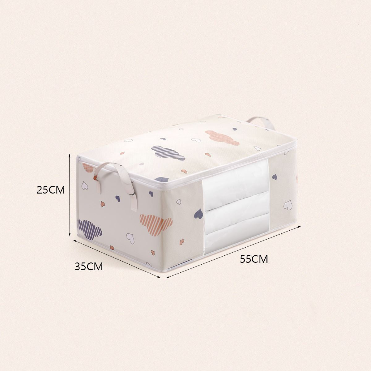 Quilt Clothes Storage Bag Big Capacity Duvet Blanket Sorting Bags Dustproof Closet Under-Bed Storage Moisture Proof Organizer - StorageandmoreStorage