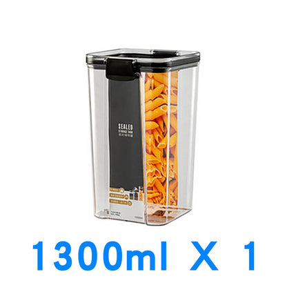 Food Storage Kitchen Container Plastic Box Jars for Bulk Cereals Kitchen Organizers for Pantry Organizer Jars With Lid Home - StorageandmoreStorage