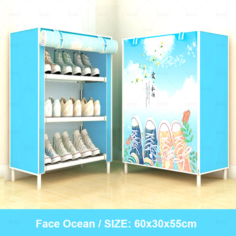 Multi-layer Shoe Cabinet DIY Assembled Dustproof Shelf Hallway Space Saving Storage Organizer Holder Home Furniture Shoe Rack - StorageandmoreStorage