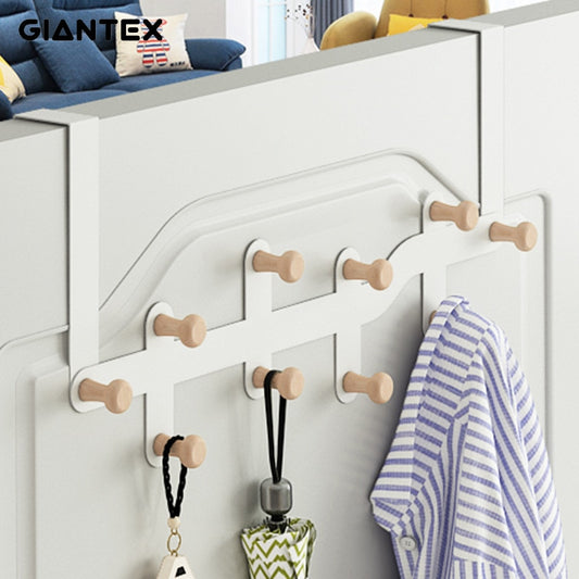 Hooks Over The Door Hooks Home Bathroom Organizer Rack Clothes Coat Hat Towel Hanger New Bathroom Kitchen Accessories Holder - StorageandmoreStorage