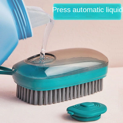 Multifunctional Liquid Cleaning Brush Automatic Soft Brush Shoe Artifact Shoe Brush Shoe Laundry Brush Household Brush Clothes - StorageandmoreStorage