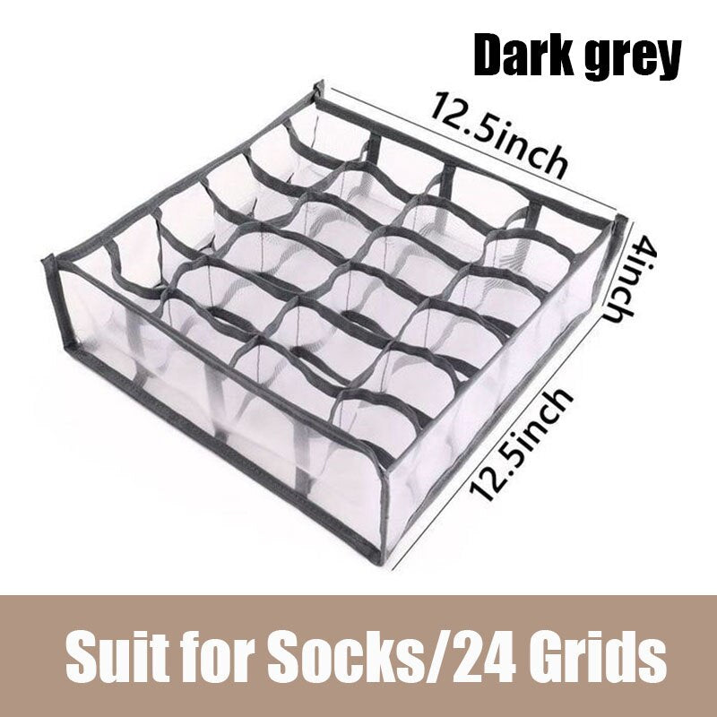 Foldable Drawer Closet Storage Organizer Divider Boxes for Jeans Underwear Socks Bra Wardrobe Clothes Storage Organizers Sets - StorageandmoreStorage