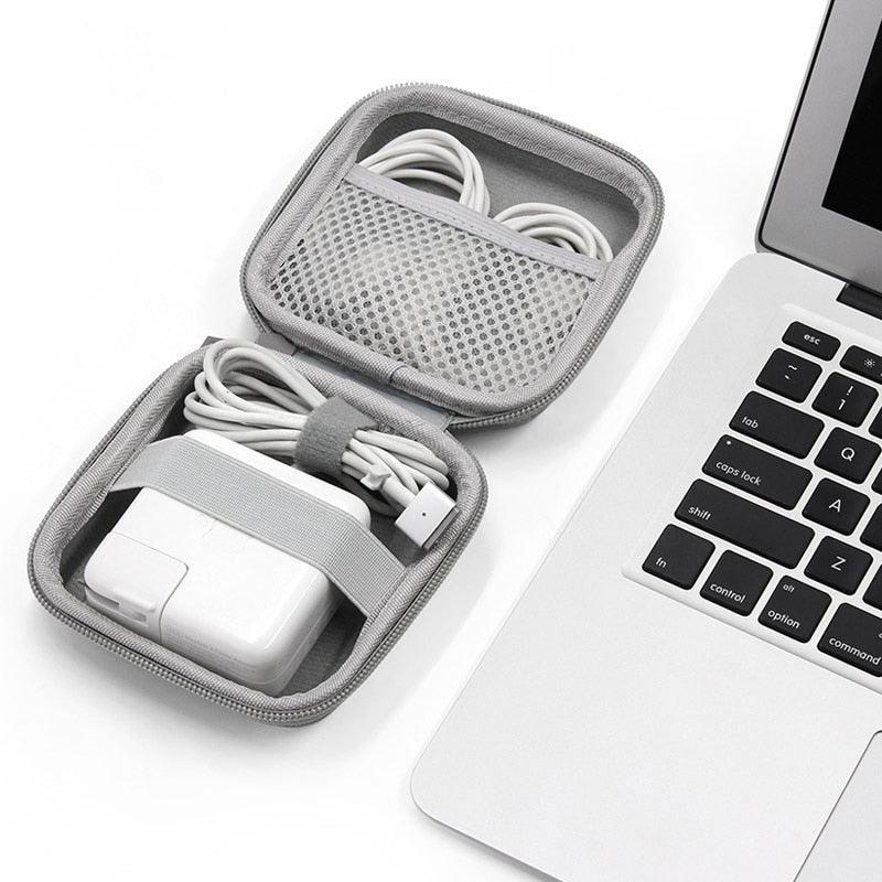 Portable Earphone Storage Bag Data Cable Organizer Bag Multifunctional Digital Gadgets Case MAC Charger U Disk Protective Cover - StorageandmoreStorage