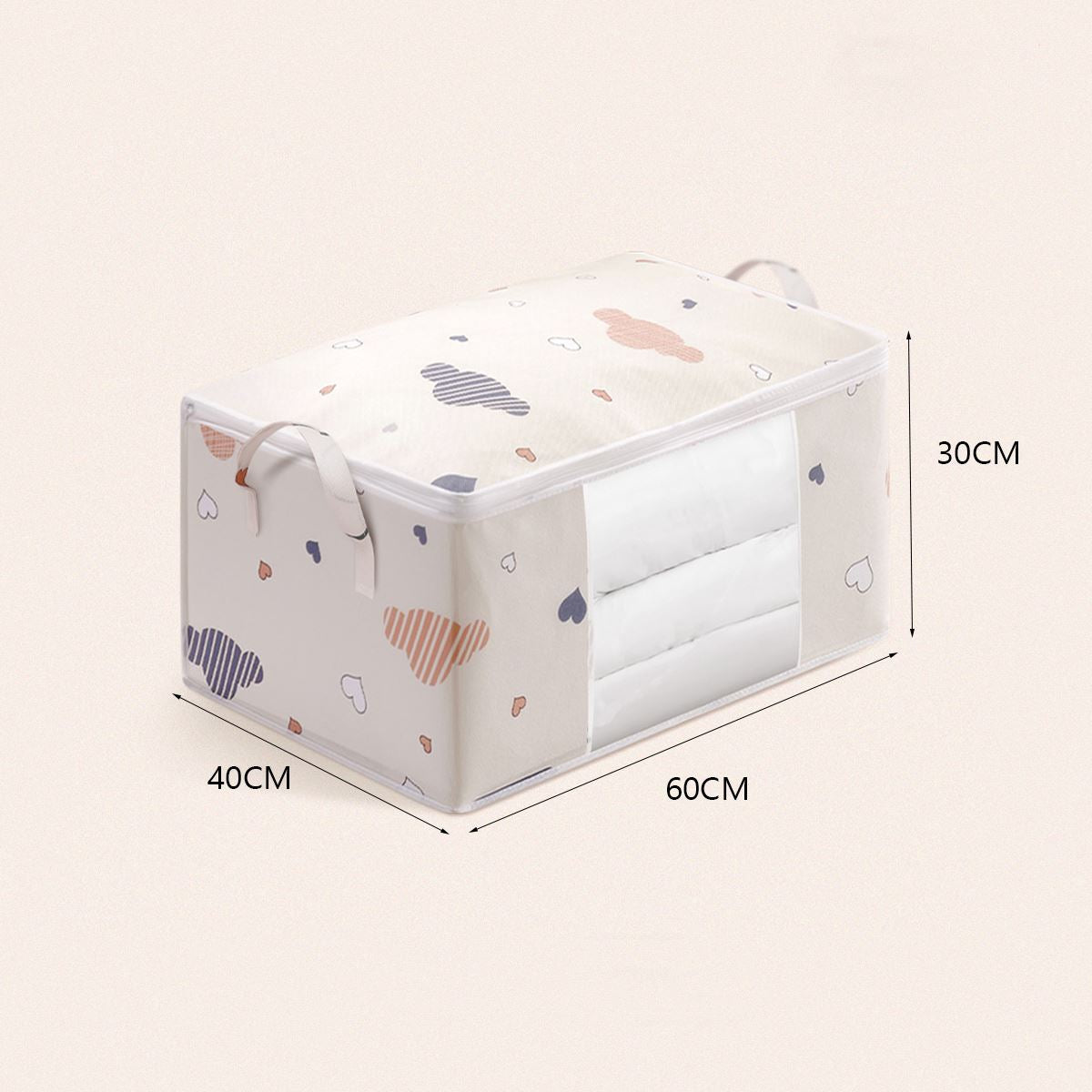 Quilt Clothes Storage Bag Big Capacity Duvet Blanket Sorting Bags Dustproof Closet Under-Bed Storage Moisture Proof Organizer - StorageandmoreStorage