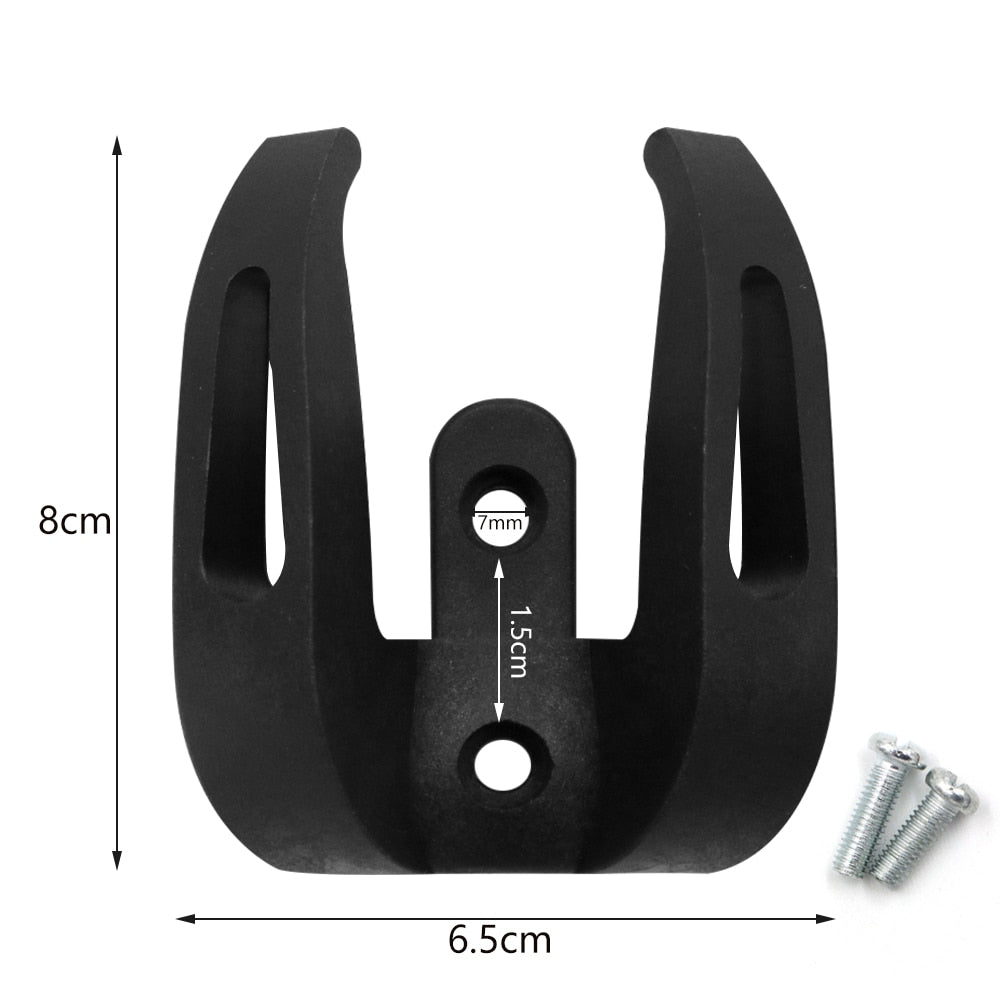 Electric Scooter Front Hook Hanger for Xiaomi M365/1S/Pro Scooter Accessories Bag Helmet Dual Claw Grips Storage Holder Rack - StorageandmoreStorage