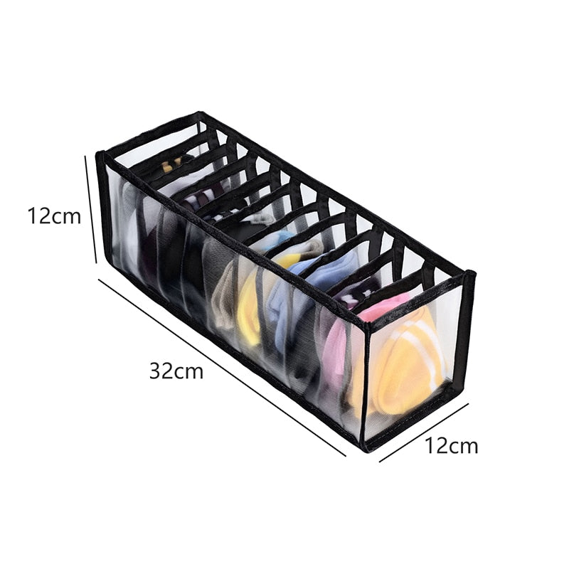 Wardrobe organizer Jeans storage boxes Closet Organizer Foldable Underwear Organizers Pants Storage Dividers Drawer Organizer - StorageandmoreStorage